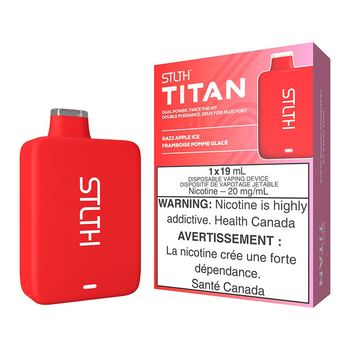 STLTH Titan Disposable Vape Device - Razz Apple Ice