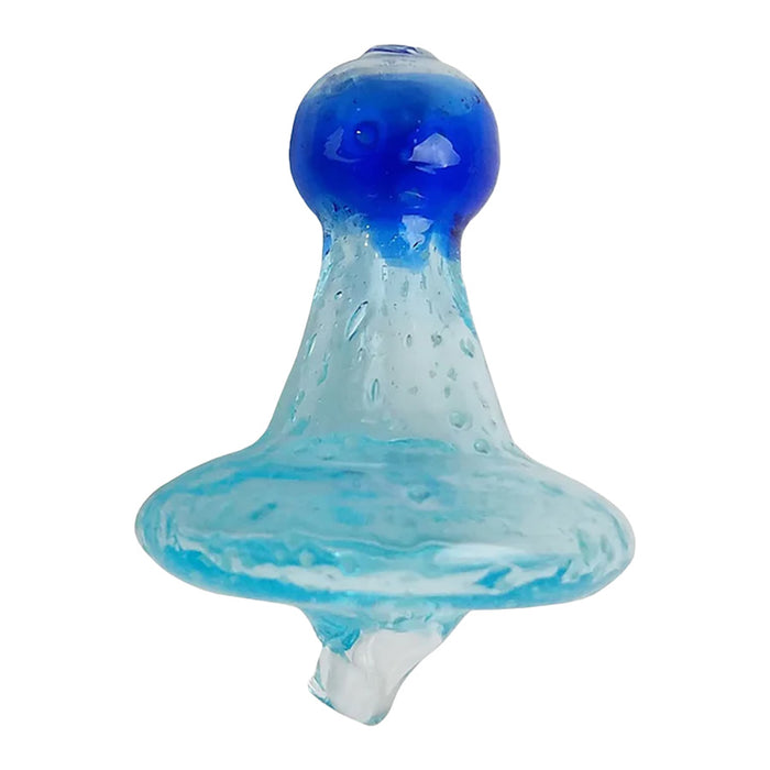 Directional Flow UV Glass Carb Cap Glow - Dark Blue
