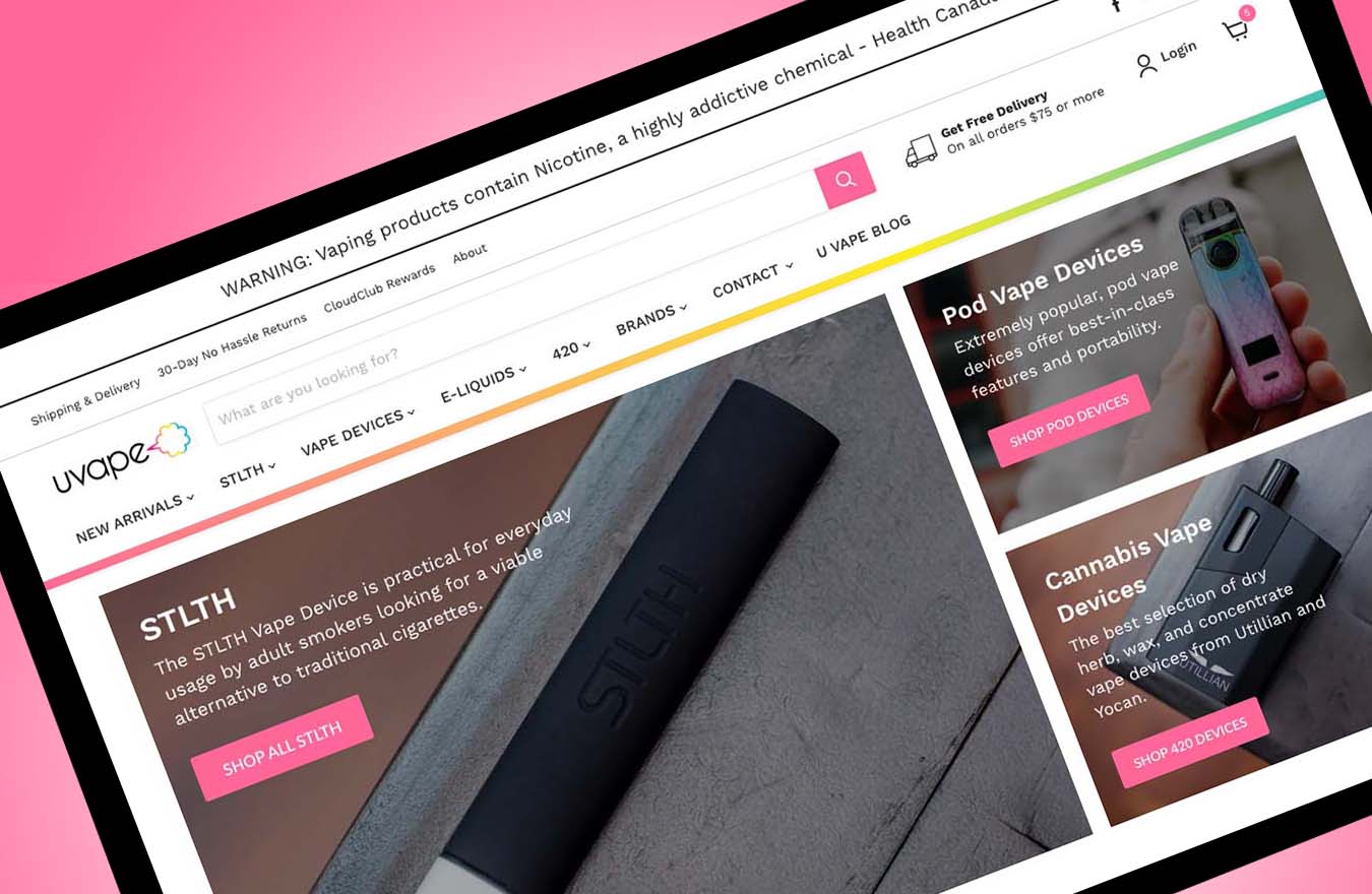 The New & Improved U Vape | Fast & Easy Online Shopping NVB Inc. The New & Improved U Vape | Fast & Easy Online Shopping NVB Inc.