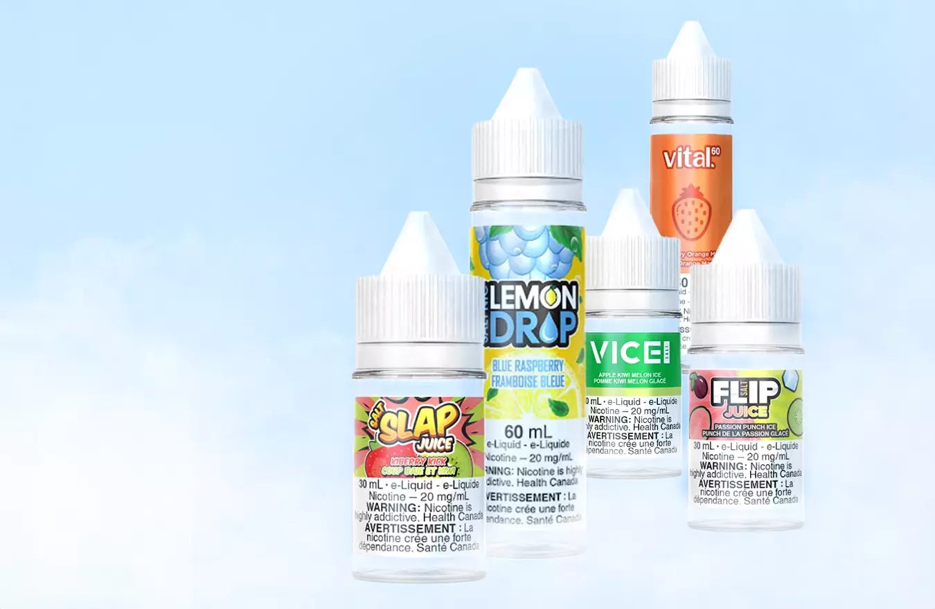 Variety of top vape flavours in 2024 