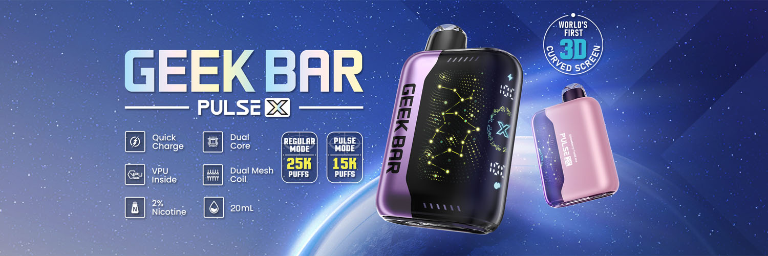 Shop Geek Bar Pulse X Disposables | Free Shipping Over $75 NVB Inc. Shop Geek Bar Pulse X Disposables | Free Shipping Over $75 NVB Inc.