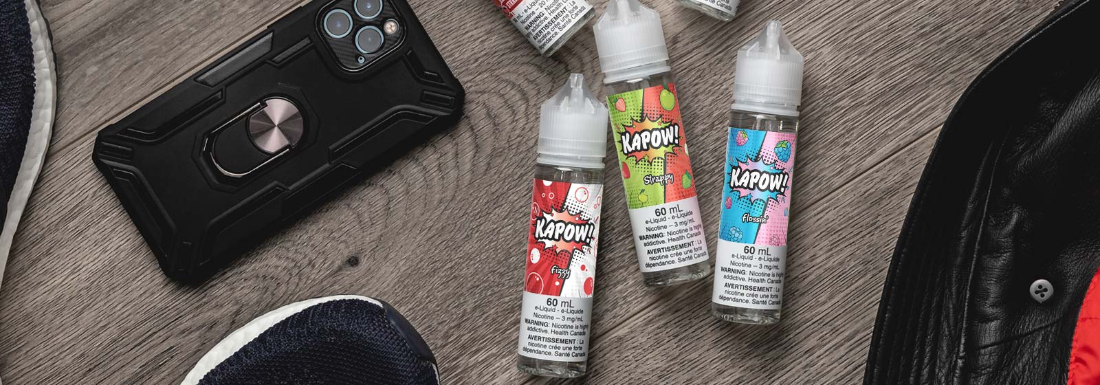 Shop Kapow E-Liquids | Free Shipping Over $75  NVB Inc.