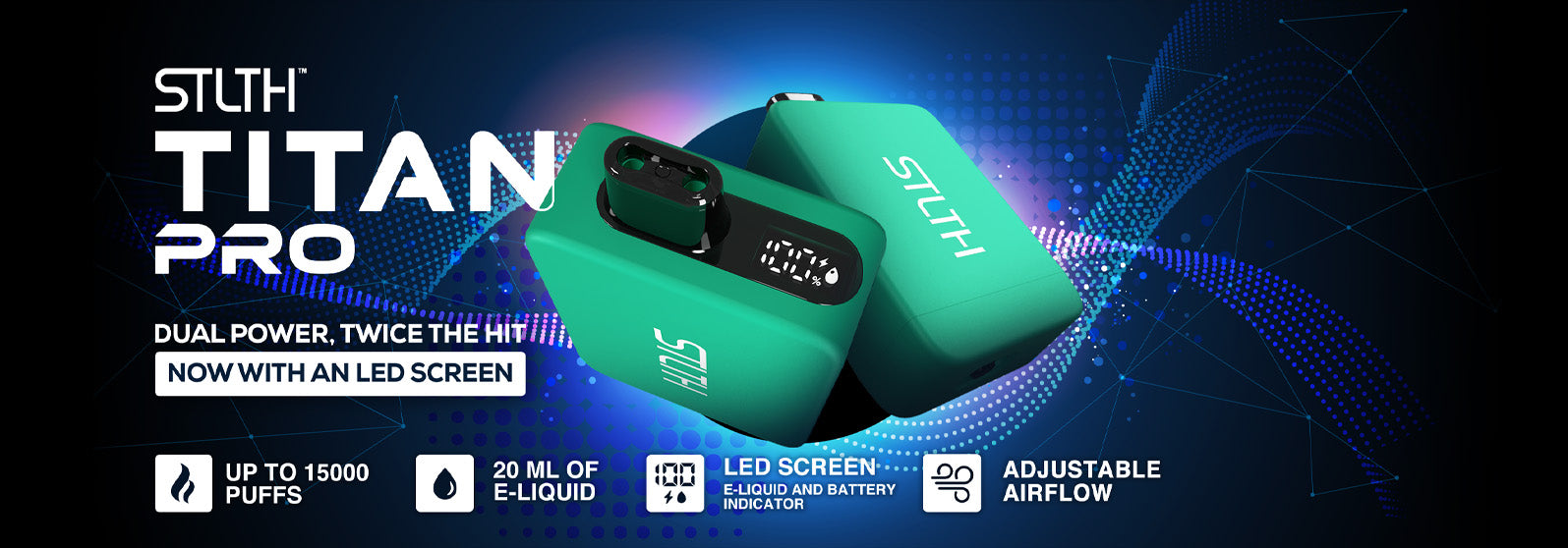 Shop STLTH Titan Pro Disposables | Free Shipping Over $75  NVB Inc.
