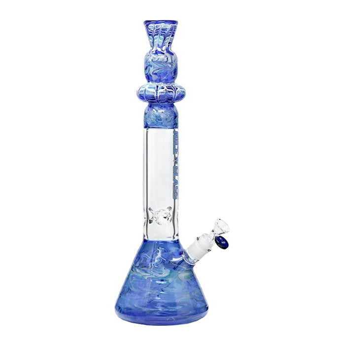 18" Nice Glass Top Glass Beaker Bong