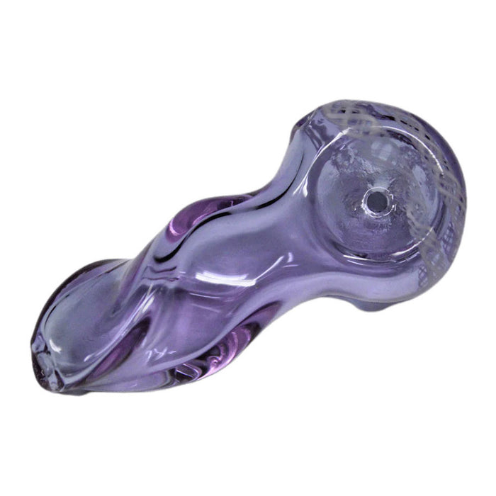 2.5" Spiral Glass Hand Pipe - Assorted Colour