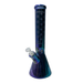 Glass Beaker Bong -14" Lv Pattern (7mm) - Asst Colours (v17) Dream Colour