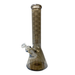 Glass Beaker Bong -14" Lv Pattern (7mm) - Asst Colours (v17) Dark Grey