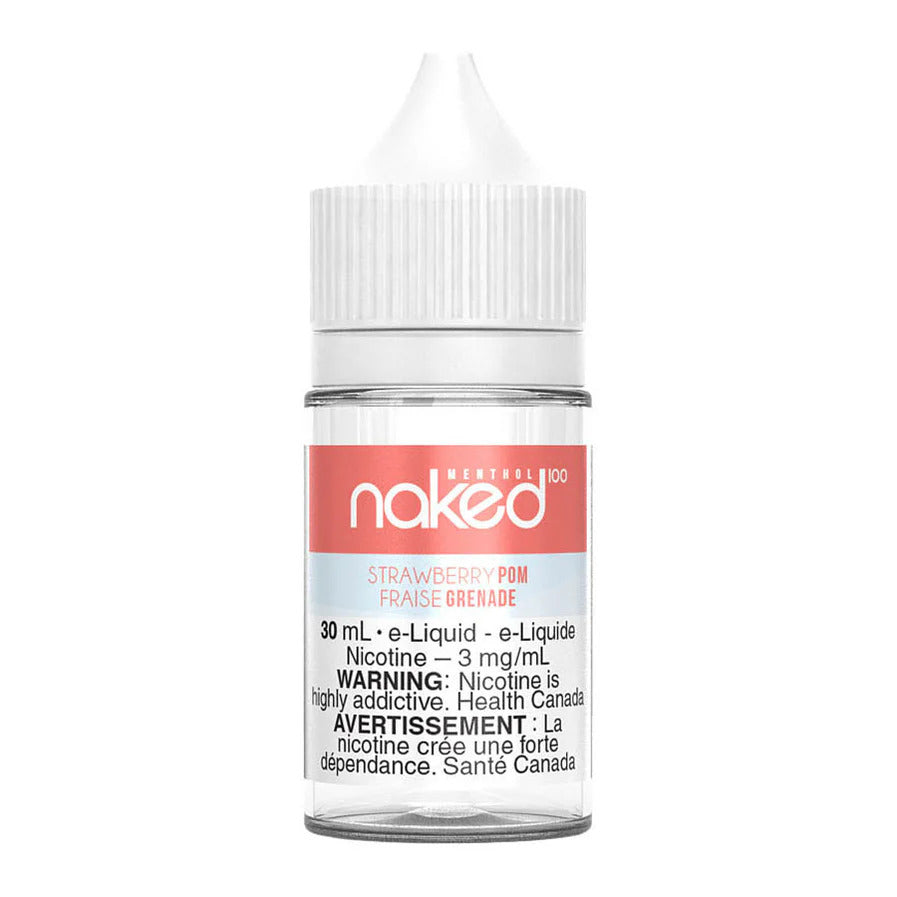 Naked100 Freebase E-Liquid - Strawberry Pom Menthol
