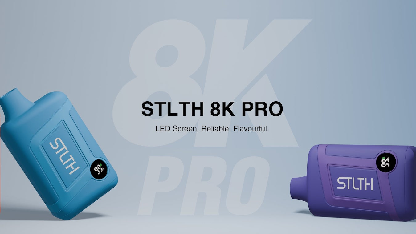 ist of features for the STLTH 8K Pro disposable vape device