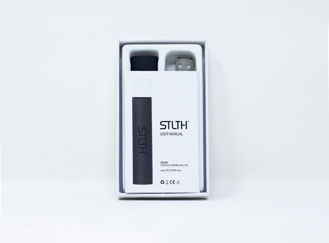 STLTH vaporizer packaging
