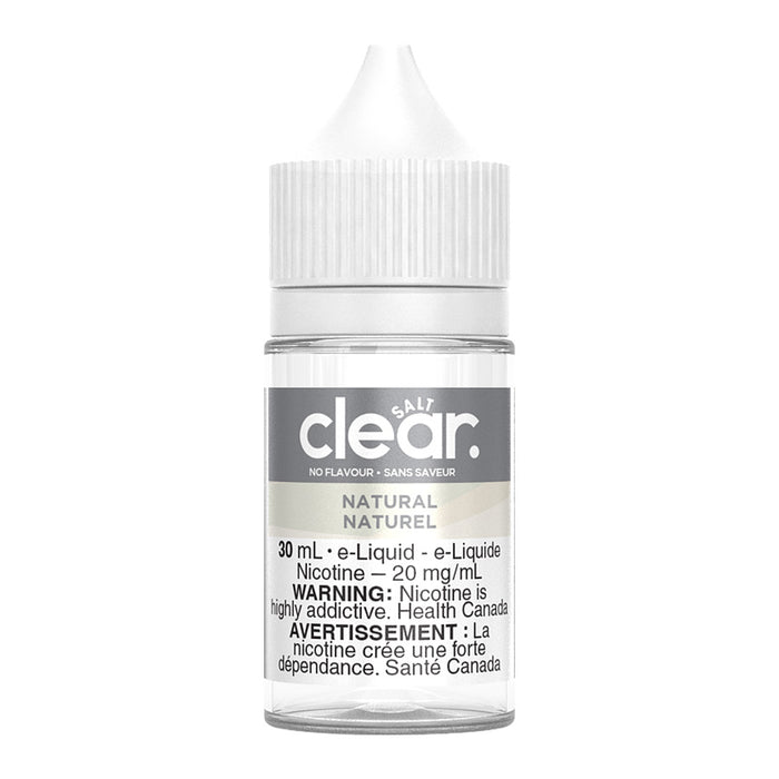 Clear Salt Nic E-liquid - Natural 30ml