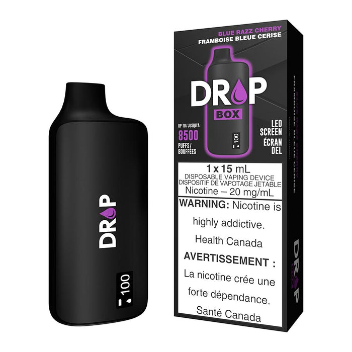 Drop Box Disposable Vape Device - Blue Razz Cherry