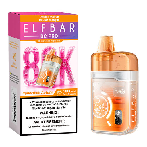 Elf Bar BC Pro 80K Disposable Vape Device - Double Mango 25ml
