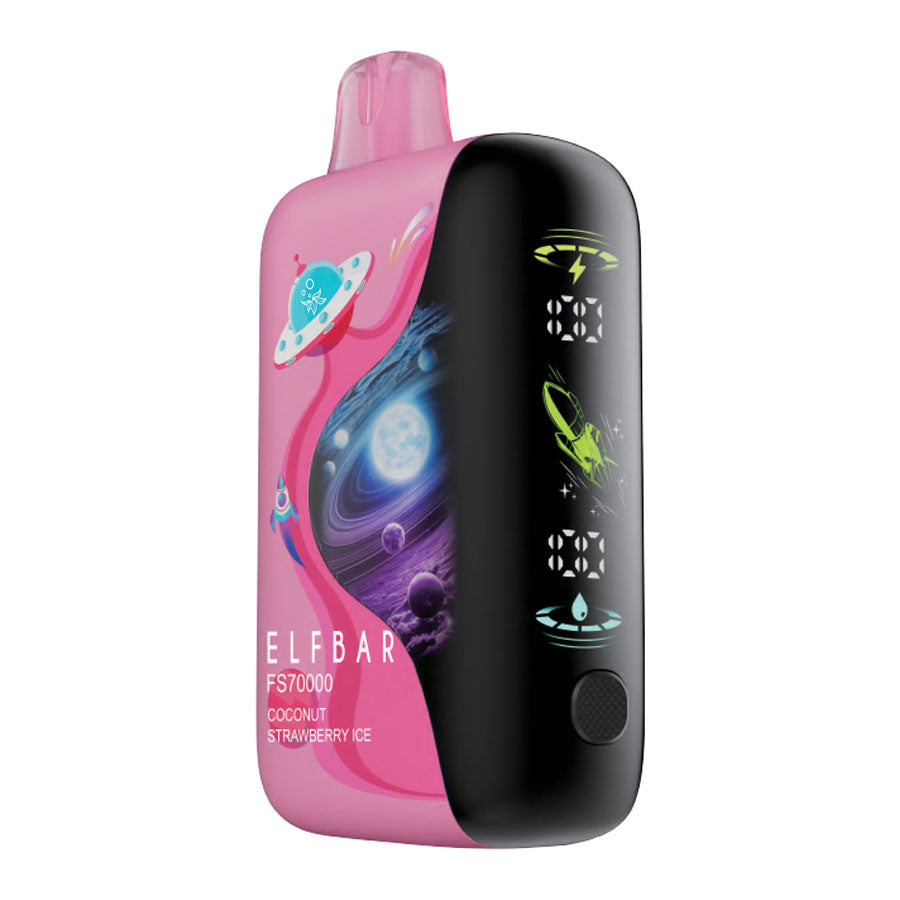 elfbar nachfüll pod läuft aus Elf Bar FS70K Disposable Vape Device - Coconut Strawberry Ice 20ml