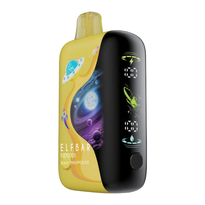 Elf Bar FS70K Disposable Vape Device - Sour Pineapple Ice 20ml | Free Shipping $75+ NVB Inc. Elf Bar FS70K Disposable Vape Device - Sour Pineapple Ice 20ml | Free Shipping $75+ NVB Inc.