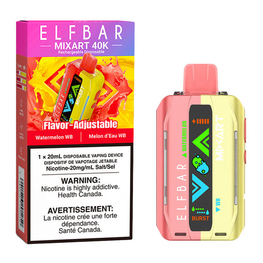 Elf Bar MixArt 40K Disposable Vape Device - Watermelon WB 20ml