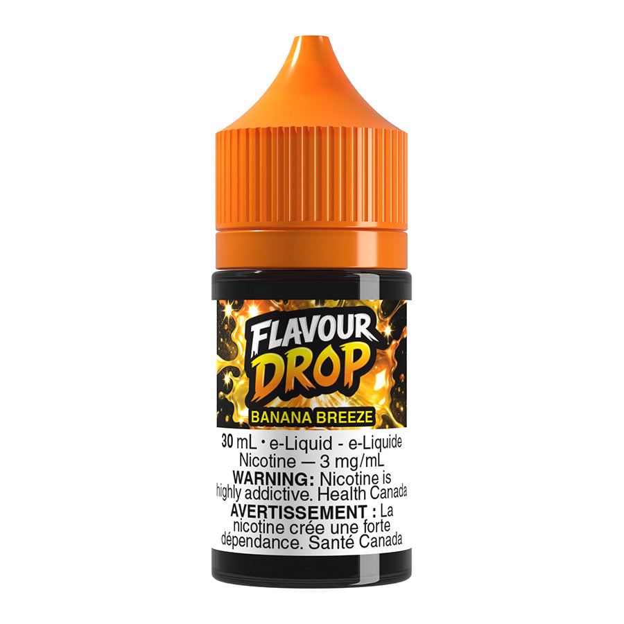 breeze vape juice nicotine levels Flavour Drop Freebase E-Liquid - Banana Breeze 30ml