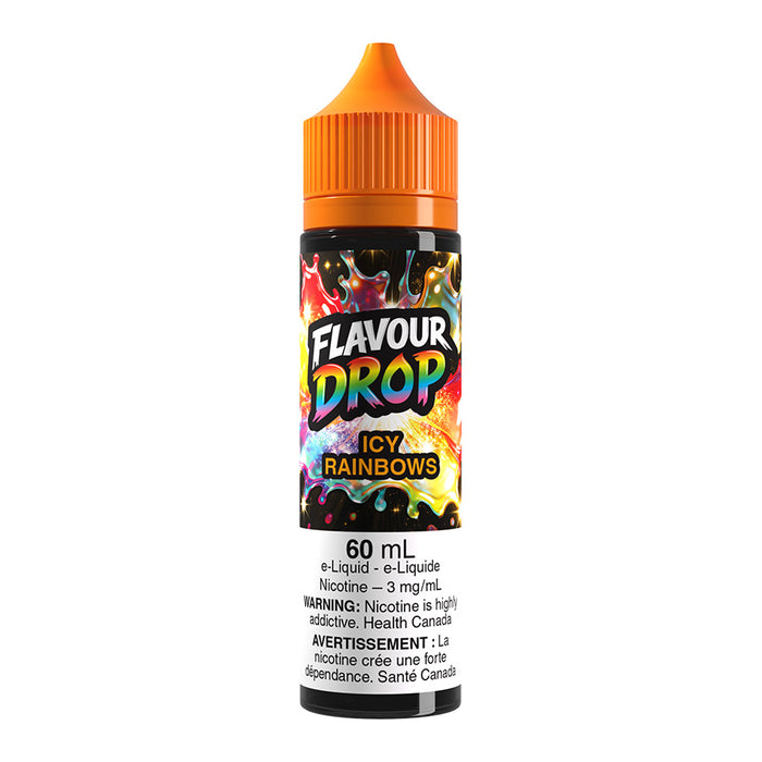 Flavour Drop Freebase E-Liquid - Icy Rainbows 60ml