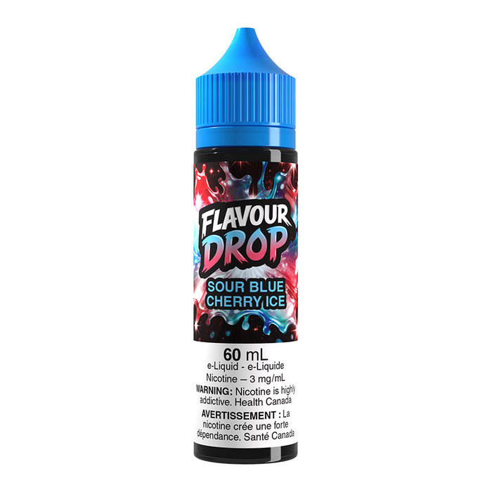 Flavour Drop Freebase E-Liquid - Sour Blue Cherry Ice 60ml