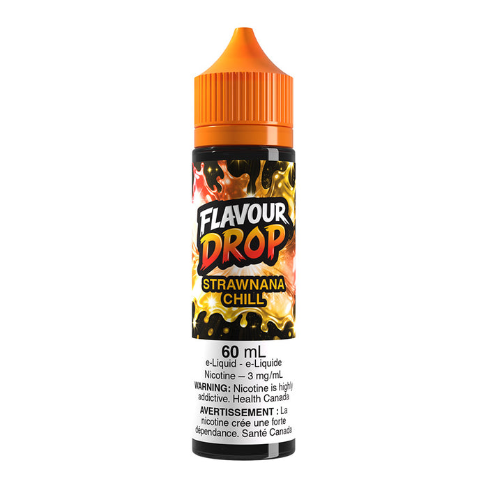 Flavour Drop Freebase E-Liquid - Strawnana Chill 60ml