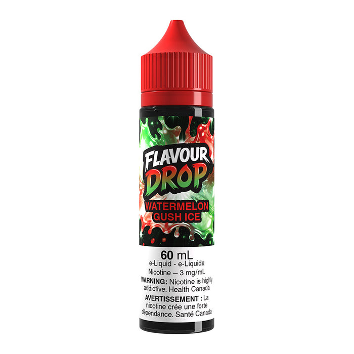Flavour Drop Freebase E-Liquid - Watermelon Gush Ice 60ml