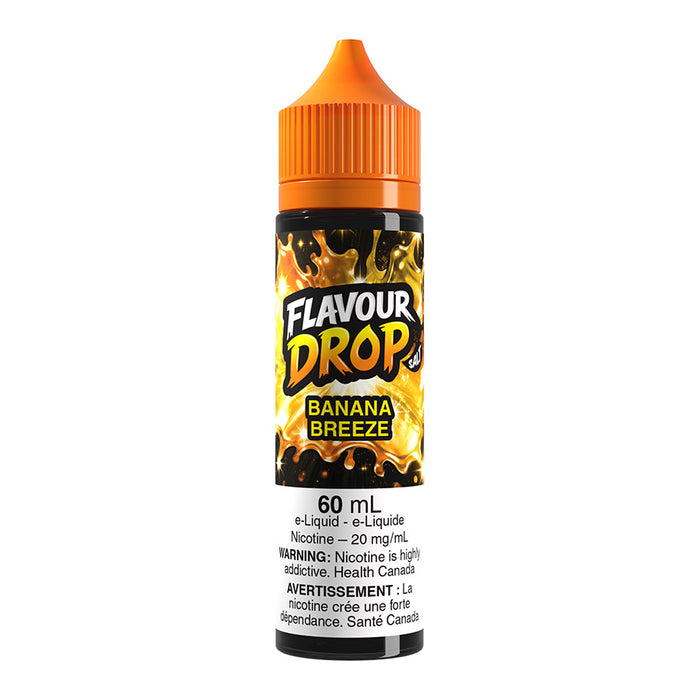 Flavour Drop Salt Nic E-Liquid - Banana Breeze 60ml
