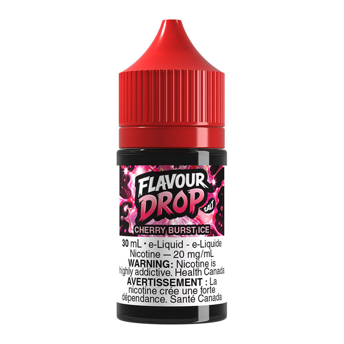 Flavour Drop Salt Nic E-Liquid - Cherry Burst Ice 30ml
