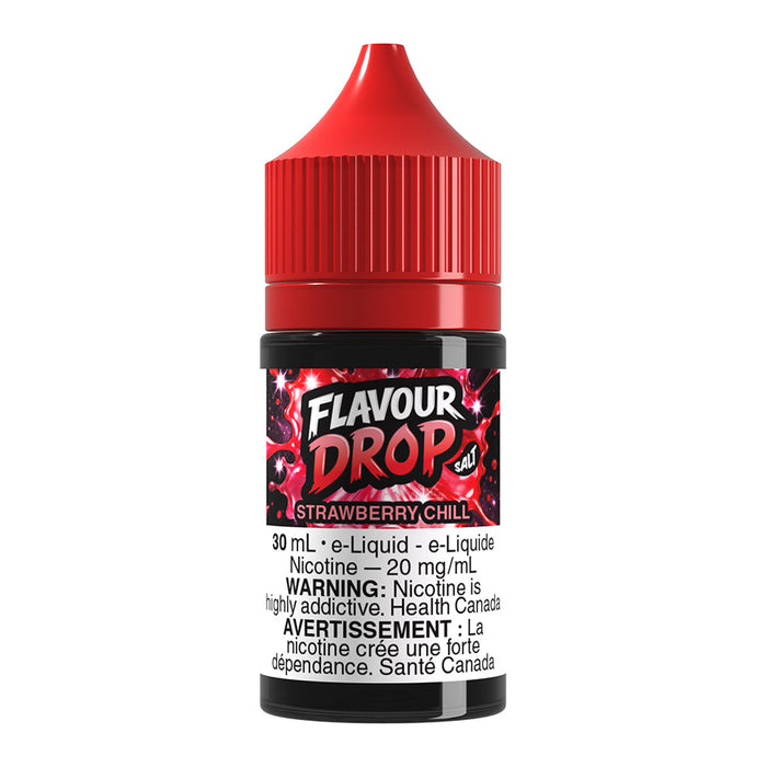 Flavour Drop Salt Nic E-Liquid - Strawberry Chill 30ml