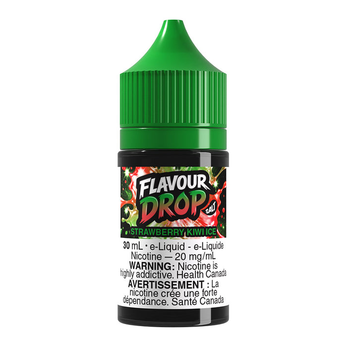 Flavour Drop Salt Nic E-Liquid - Strawberry Kiwi Ice 30ml
