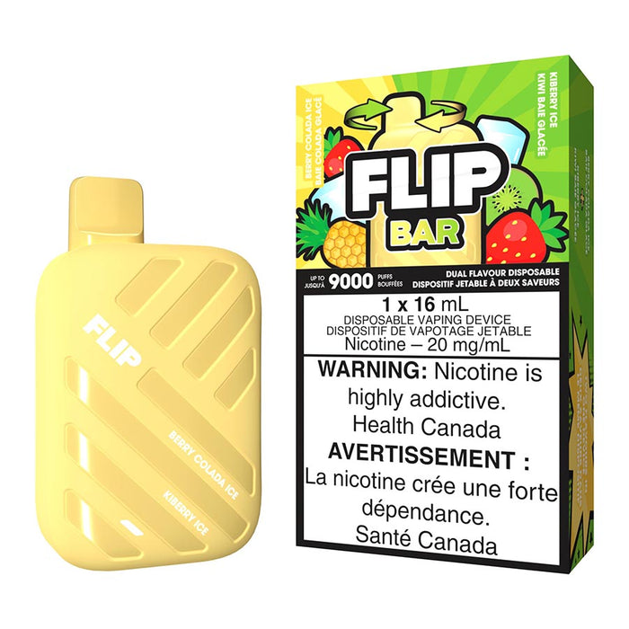 Flip Bar Disposable Vape Device - Berry Colada Ice And Kiberry Ice