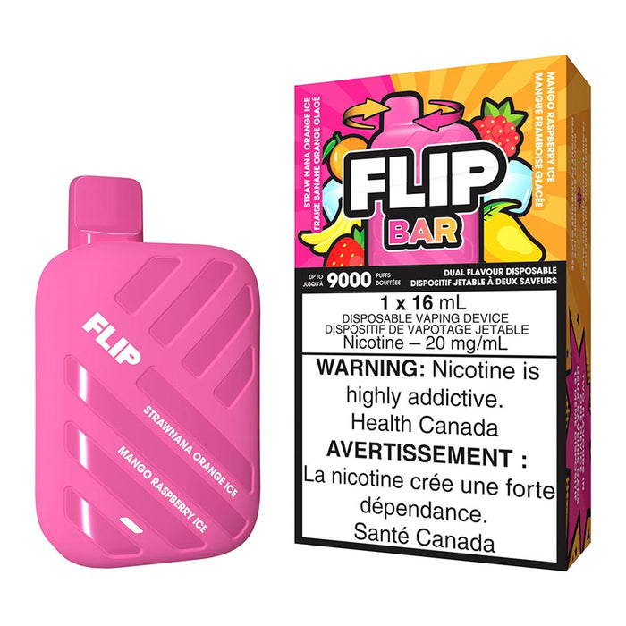 Flip Bar Disposable Vape Device - Straw Nana Orange Ice And Mango Raspberry Ice 16ml | Free Shipping $75+ NVB Inc. Flip Bar Disposable Vape Device - Straw Nana Orange Ice And Mango Raspberry Ice 16ml | Free Shipping $75+ NVB Inc.