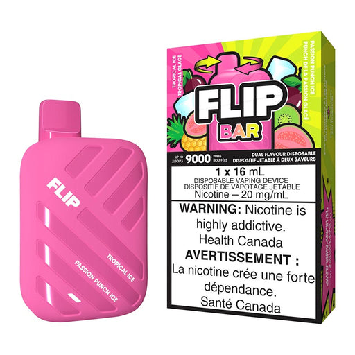 Flip Bar Disposable Vape Device - Tropical Ice And Passion Punch Ice 16ml | Free Shipping $75+ NVB Inc. Flip Bar Disposable Vape Device - Tropical Ice And Passion Punch Ice 16ml | Free Shipping $75+ NVB Inc.