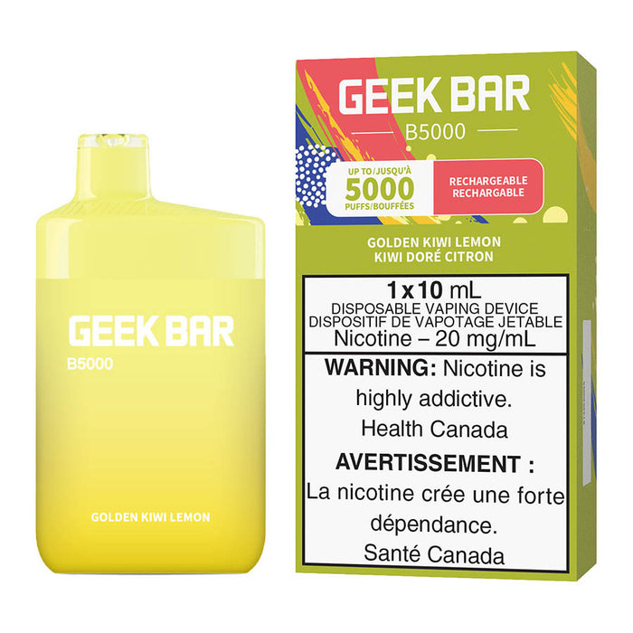 Geek Bar B5000 Disposable Vape Device - Golden Kiwi Lemon