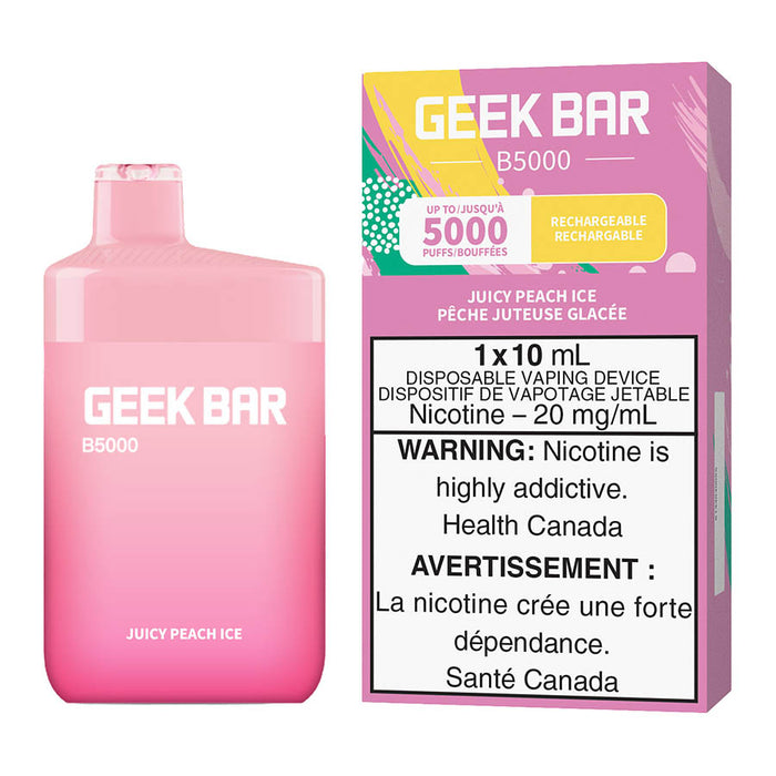 Geek Bar B5000 Disposable Vape Device - Juicy Peach Ice