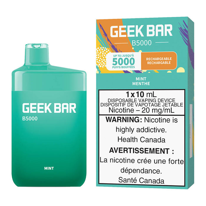 Geek Bar B5000 Disposable Vape Device - Mint