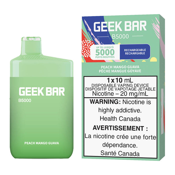 Geek Bar B5000 Disposable Vape Device - Peach Mango Guava