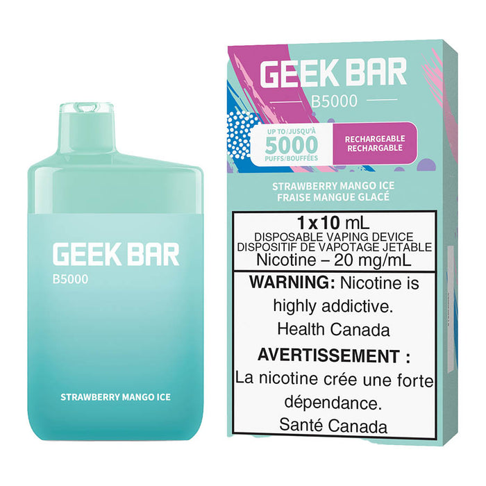 Geek Bar B5000 Disposable Vape Device - Strawberry Mango Ice