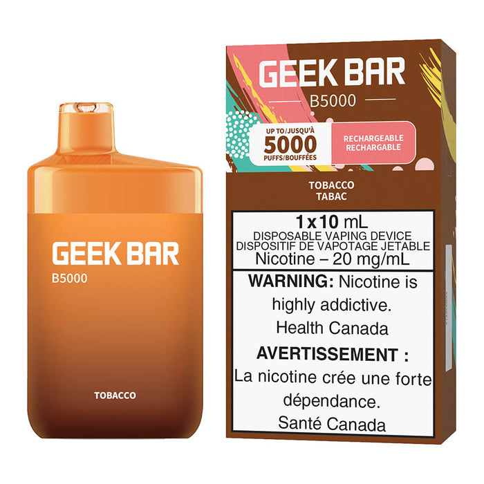 Geek Bar B5000 Disposable Vape Device - Tobacco