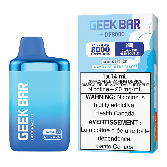 Geek Bar DF8000 Disposable Vape Device - Blue Razz Ice
