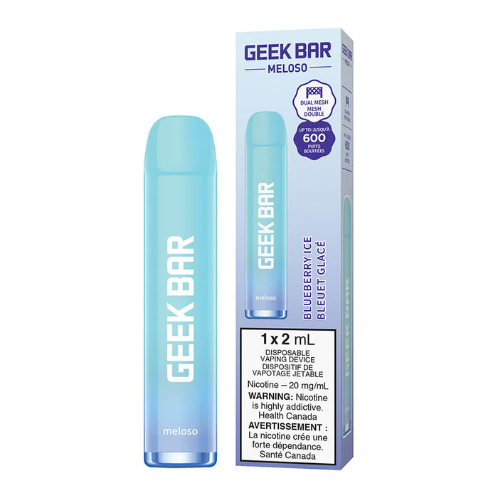 Geek Bar Meloso Disposable Vape Device - Blueberry Ice