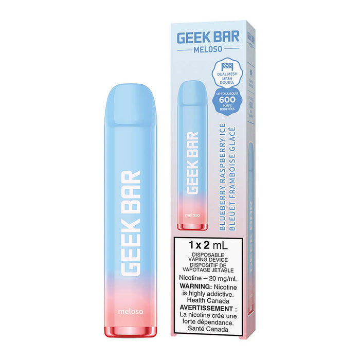 Geek Bar Meloso Disposable Vape Device - Blueberry Raspberry Ice