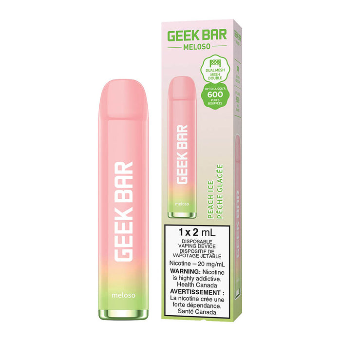 Geek Bar Meloso Disposable Vape Device - Peach Ice