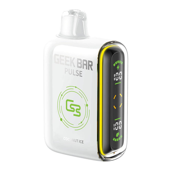 Geek Bar Pulse Disposable Vape Device - Coconut Ice 16ml | Free Shipping $75+ NVB Inc. Geek Bar Pulse Disposable Vape Device - Coconut Ice 16ml | Free Shipping $75+ NVB Inc.