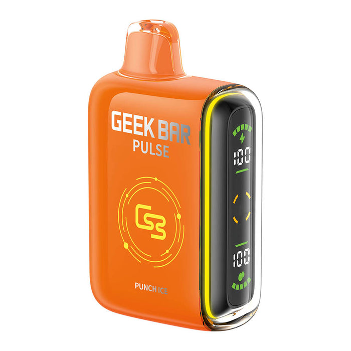 Geek Bar Pulse Disposable Vape Device - Punch Ice 16ml | Free Shipping $75+ NVB Inc. Geek Bar Pulse Disposable Vape Device - Punch Ice 16ml | Free Shipping $75+ NVB Inc.