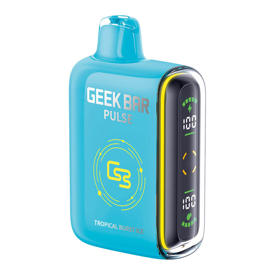 Geek Bar Pulse Disposable Vape Device - Tropical Burst Ice 16ml | Free Shipping $75+ NVB Inc. Geek Bar Pulse Disposable Vape Device - Tropical Burst Ice 16ml | Free Shipping $75+ NVB Inc.