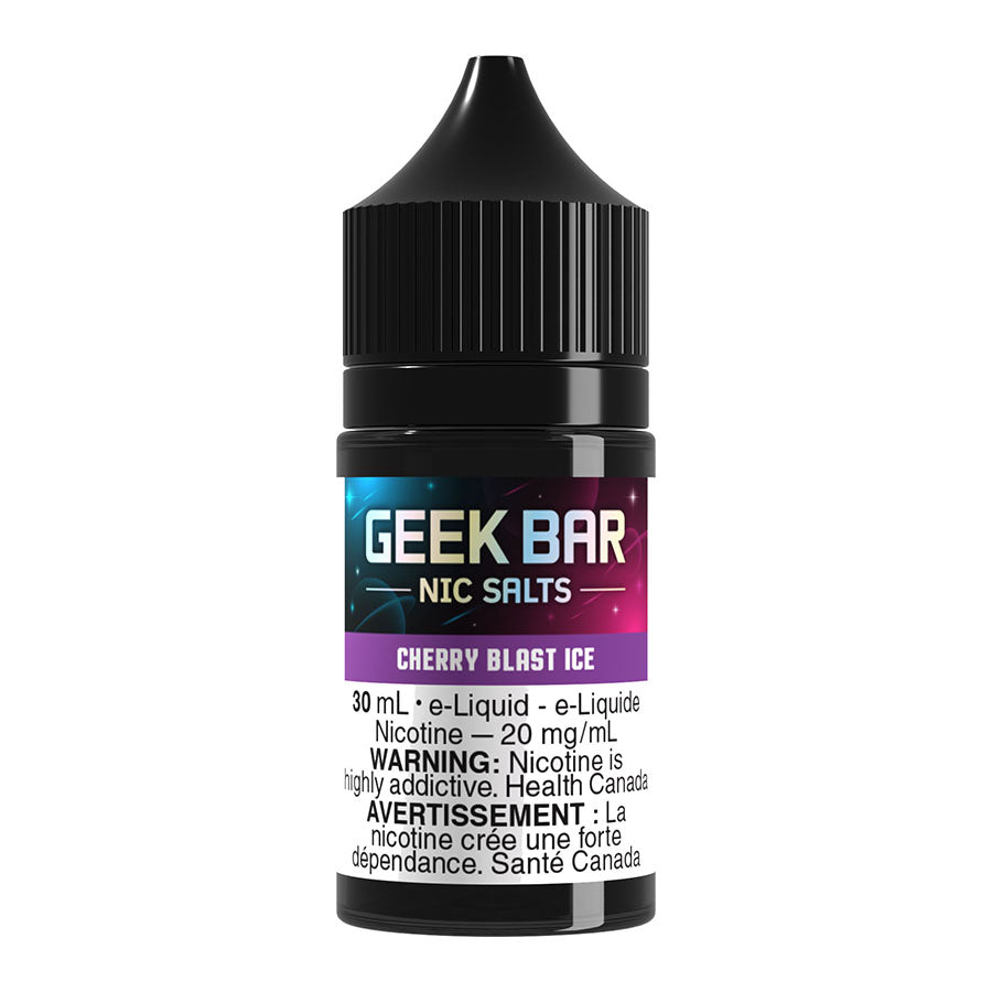 Geek Bar Salt Nic E-Liquid - Cherry Blast Ice 30ml | Free Shipping $75+ NVB Inc. Geek Bar Salt Nic E-Liquid - Cherry Blast Ice 30ml | Free Shipping $75+ NVB Inc.