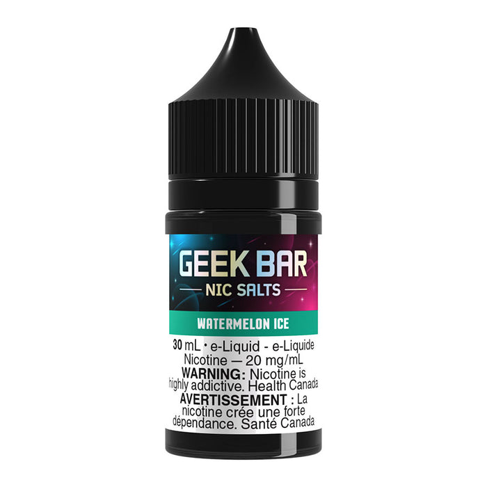 Geek Bar Salt Nic E-Liquid - Watermelon Ice 30ml | Free Shipping $75+ NVB Inc. Geek Bar Salt Nic E-Liquid - Watermelon Ice 30ml | Free Shipping $75+ NVB Inc.
