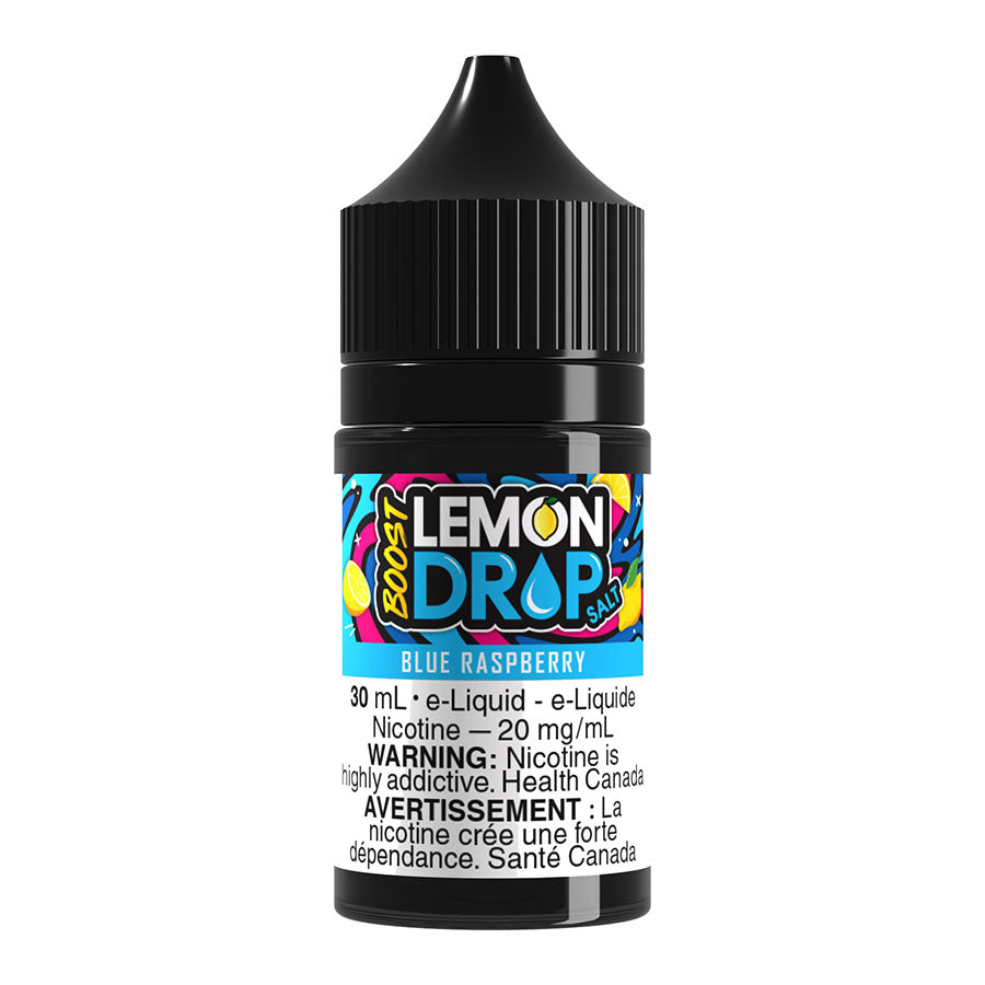 Lemon Drop Boost Salt Nic E-Liquid - Blue Raspberry 30ml | Free ...