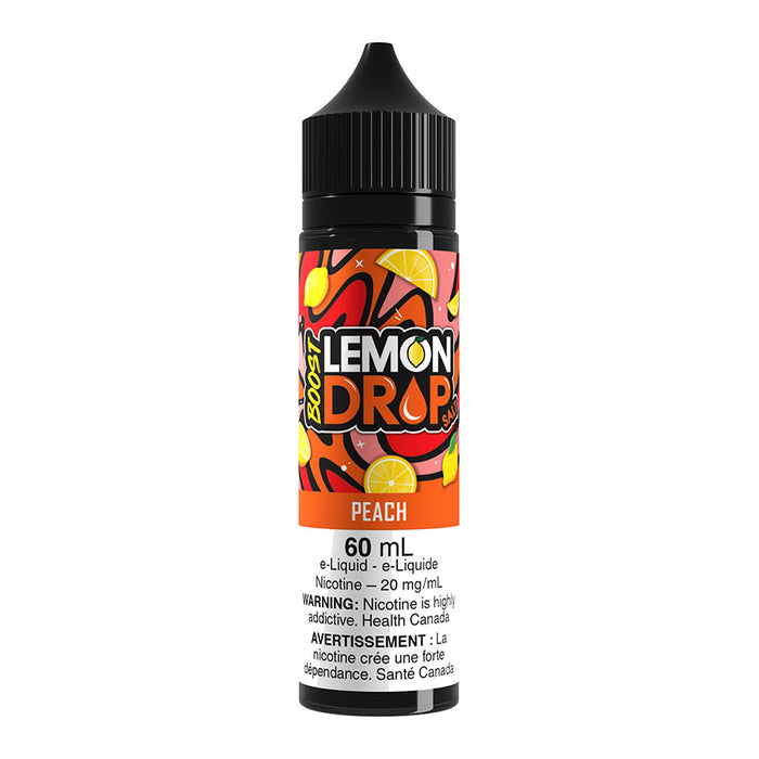 Lemon Drop Boost Salt Nic E-Liquid - Peach 60ml