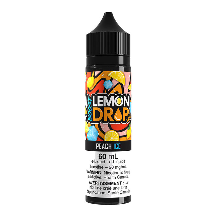Lemon Drop Boost Salt Nic E-Liquid - Peach Ice 60ml